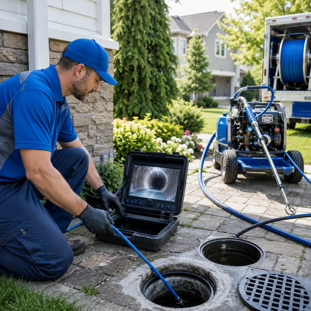 Outdoor drain cleaning professionals serving Axton, VA